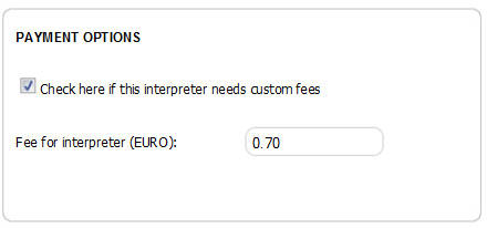 Interpreter_custom fee